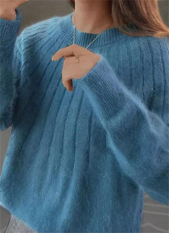 Cashmere Knit Sweater For Women Soft Cozy Warm And Luxurious