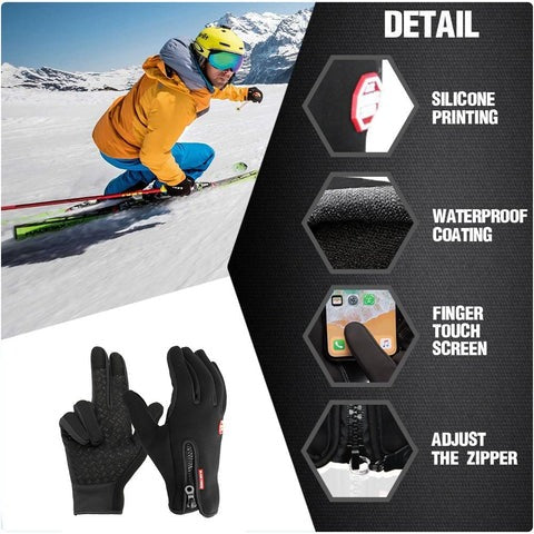 Thermal Gloves For Cycling, Skiing And Hiking — Unisex