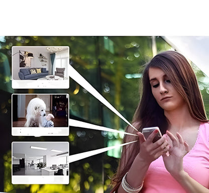 Wireless Security Camera with 1080p HD Night Vision and Motion Alerts