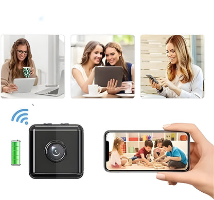 Wireless Security Camera with 1080p HD Night Vision and Motion Alerts