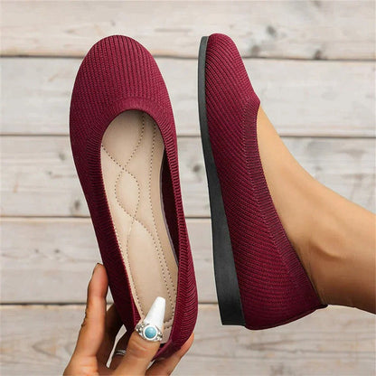 Slip-On Shoes with Memory Foam Insoles and Arch Support, Textured Grip Outsole