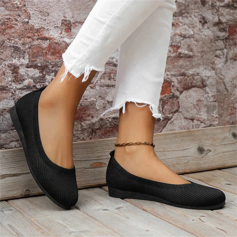 Slip-On Shoes with Memory Foam Insoles and Arch Support, Textured Grip Outsole