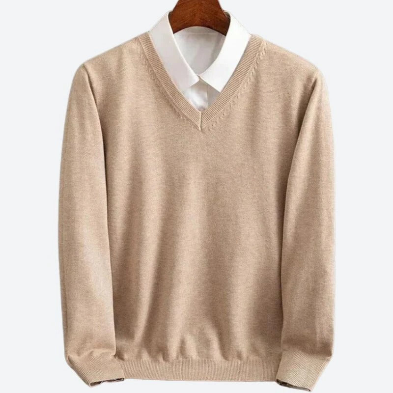 Cashmere Sweater For Men Warm Crewneck Soft Lightweight Winter Knit