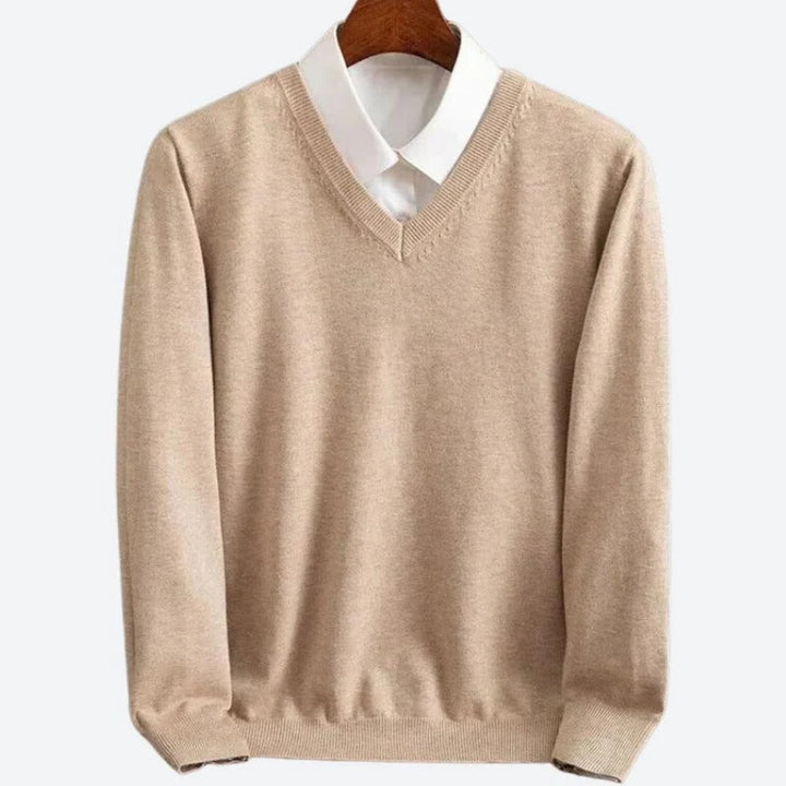 Cashmere Sweater For Men Warm Crewneck Soft Lightweight Winter Knit