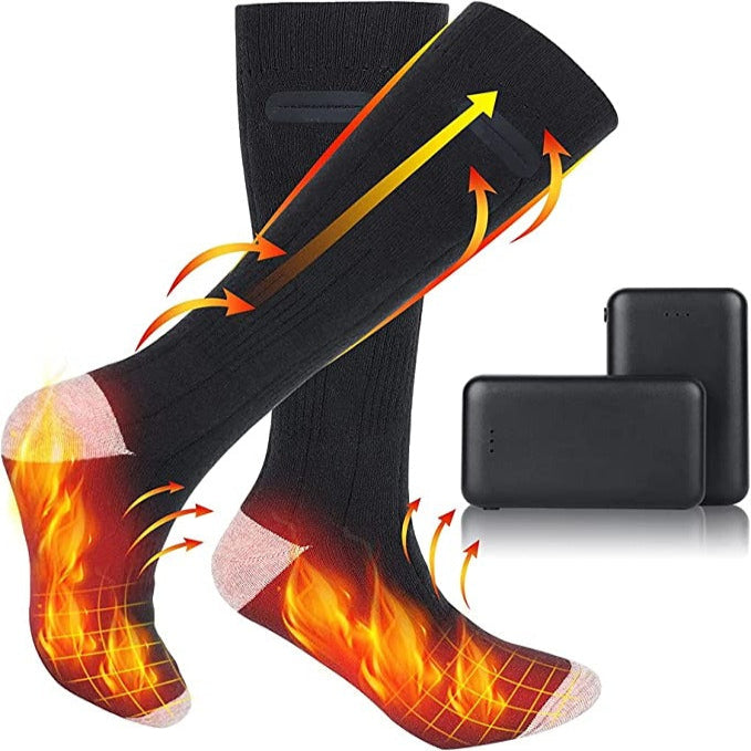 Rechargeable Heated Socks with 8-Hour Battery and Three Temperature Levels