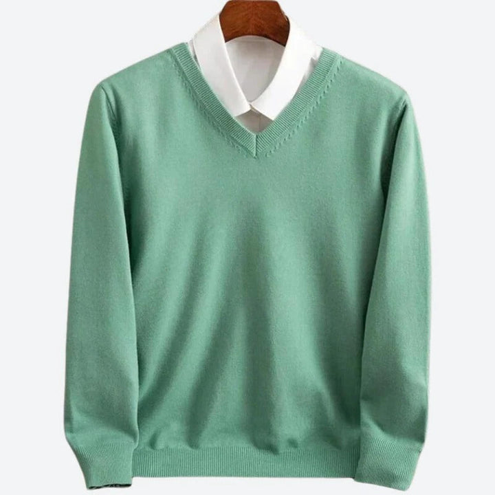 Cashmere Sweater For Men Warm Crewneck Soft Lightweight Winter Knit