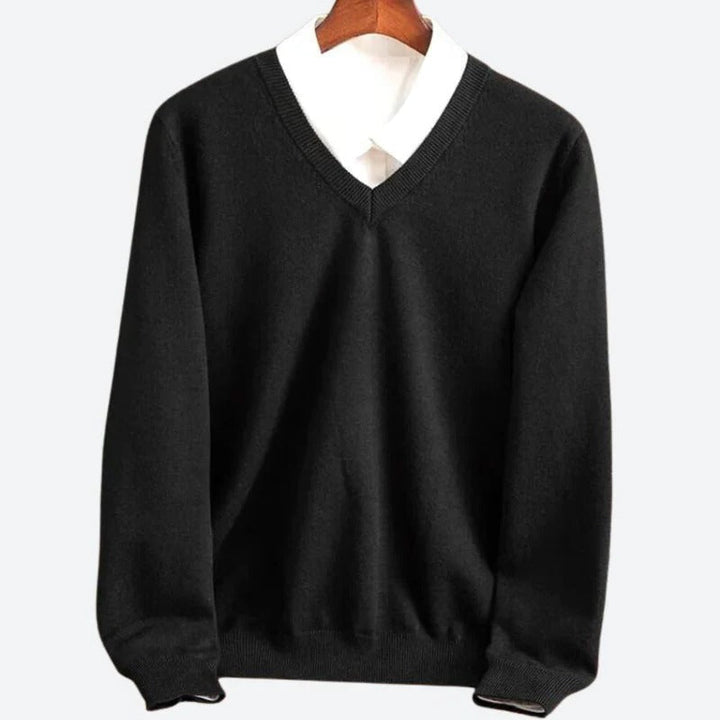 Cashmere Sweater For Men Warm Crewneck Soft Lightweight Winter Knit