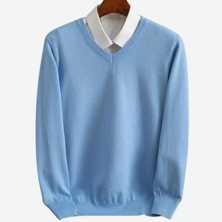 Cashmere Sweater For Men Warm Crewneck Soft Lightweight Winter Knit