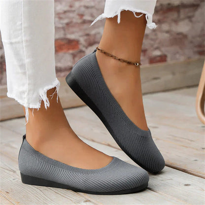 Slip-On Shoes with Memory Foam Insoles and Arch Support, Textured Grip Outsole