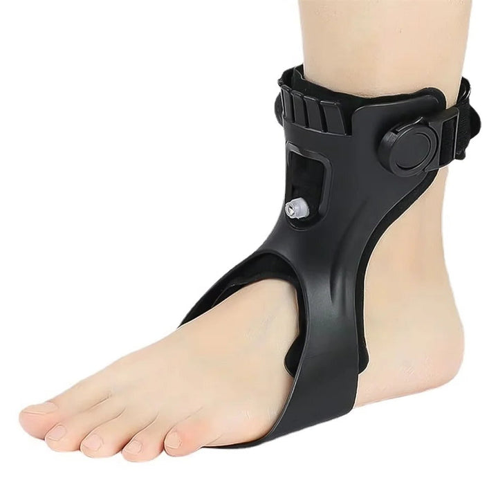 Ankle Brace with Adjustable Straps and Non Slip Base for Foot Drop Assistance