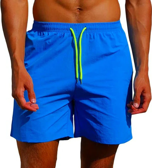 Above Knee Swim Shorts with Mesh Lining