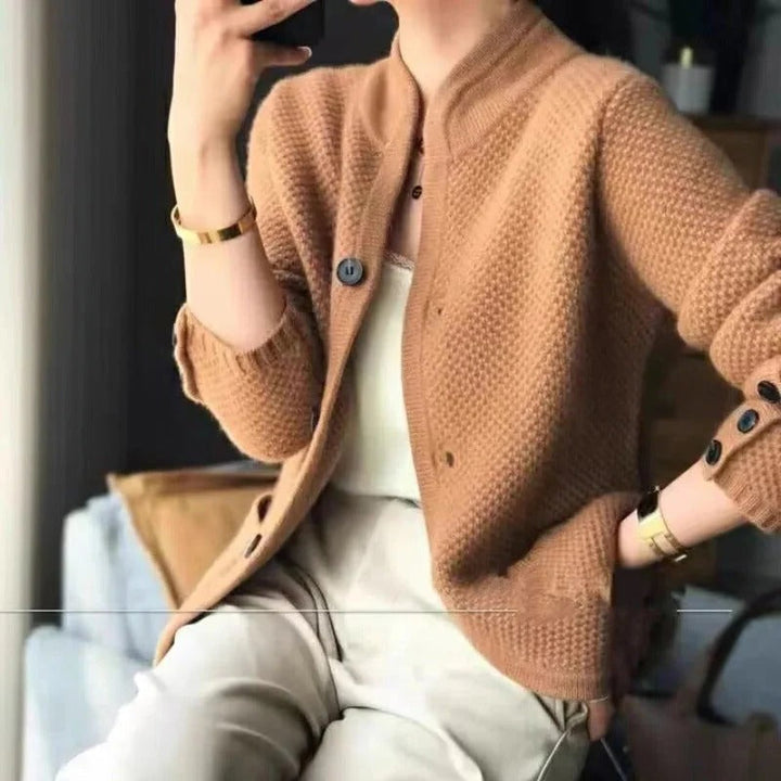 Wool Sweater Jacket Thick Insulated Warm For Cold Winter Weather