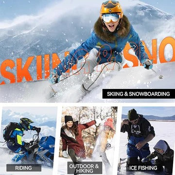 Heated Gloves Rechargeable Battery Powered For Winter Outdoor Activities