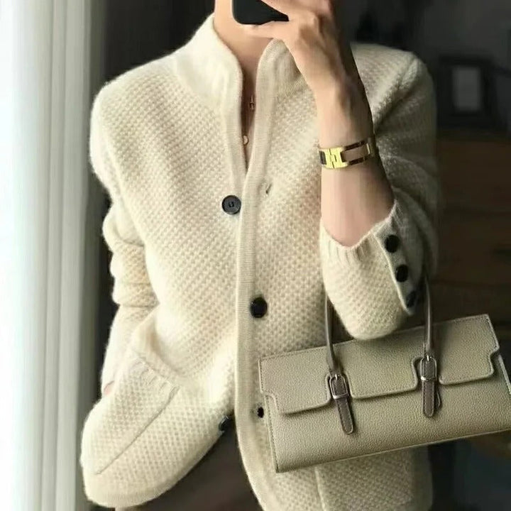 Wool Sweater Jacket Thick Insulated Warm For Cold Winter Weather