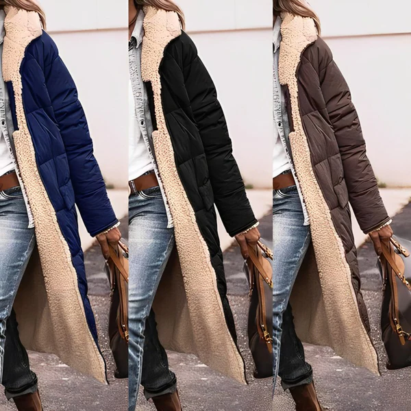 Long Coat For Women With Comfortable Insulated Lining And Hood