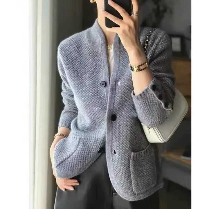 Wool Sweater Jacket Thick Insulated Warm For Cold Winter Weather