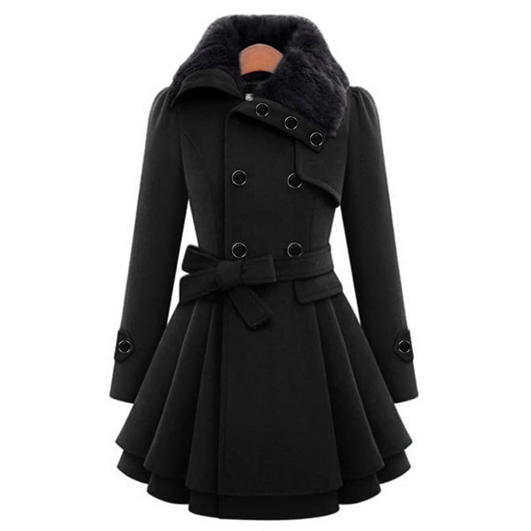 Long Winter Coat For Women With Warm Insulated Lining And Hood