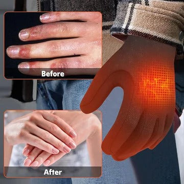 Heated Gloves Rechargeable Battery Powered For Winter Outdoor Activities