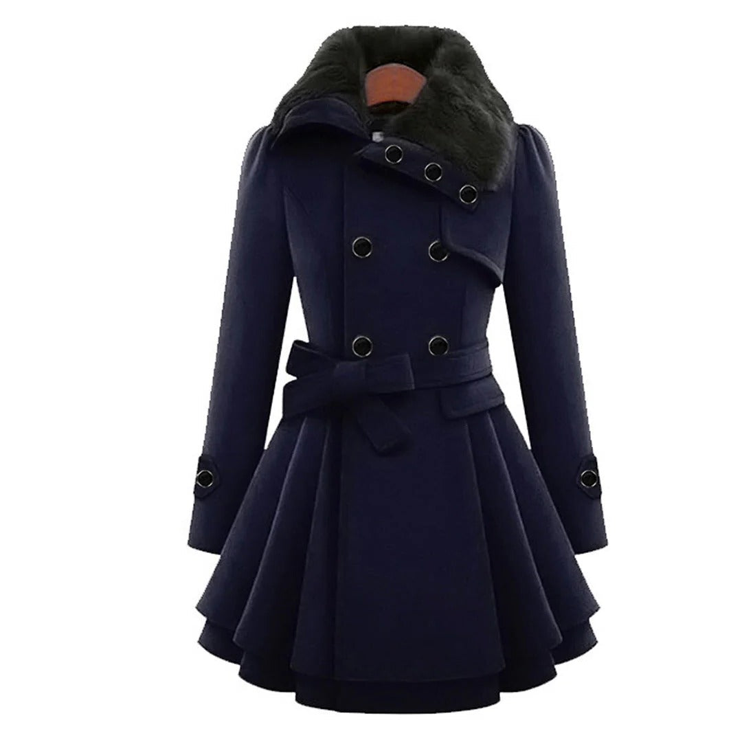 Long Winter Coat For Women With Warm Insulated Lining And Hood