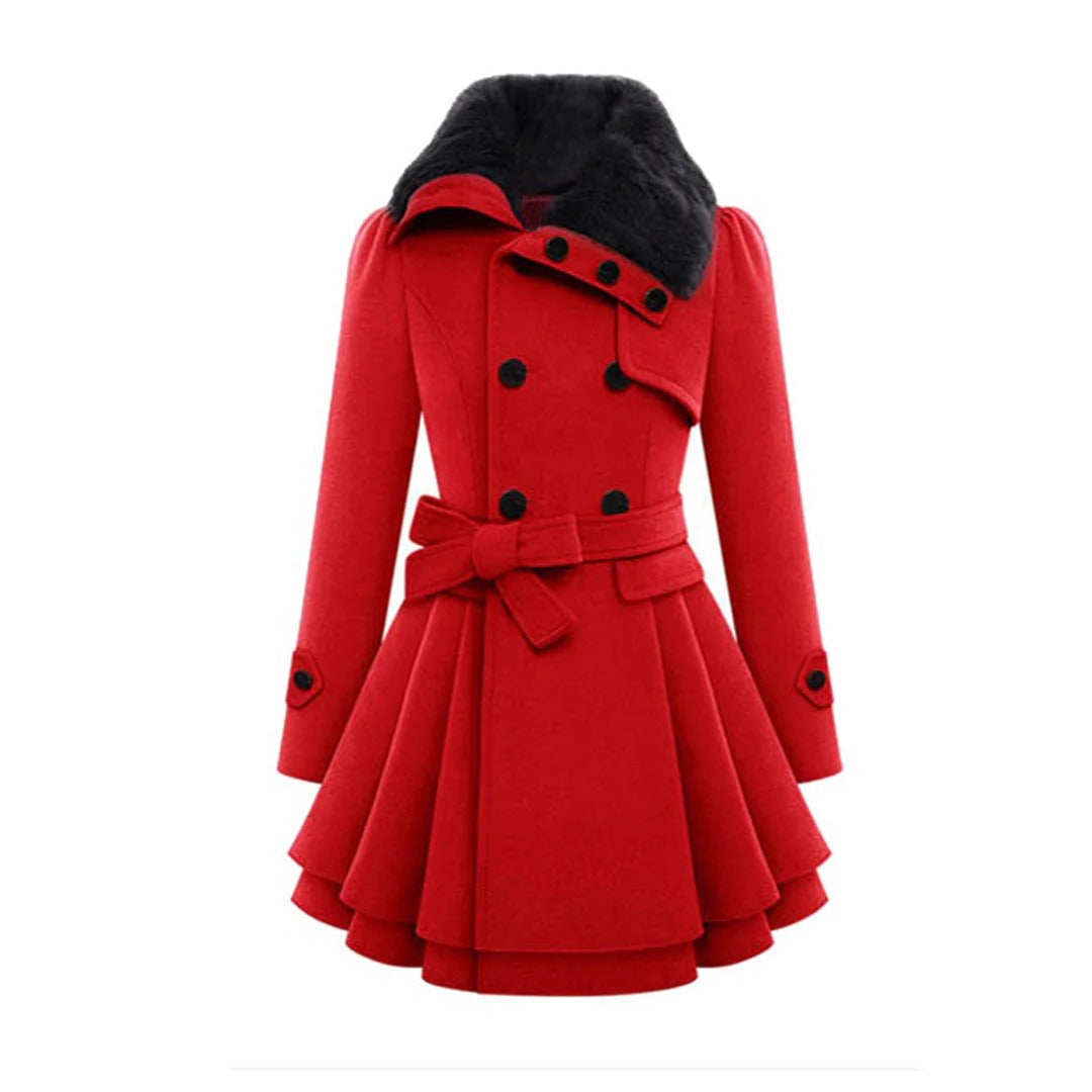Long Winter Coat For Women With Warm Insulated Lining And Hood