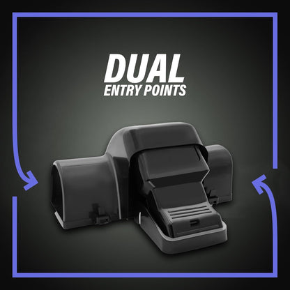 Enclosed Rodent Traps with Dual Openings and Pressure Trigger, 2 Pack