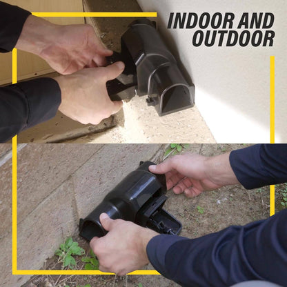 Enclosed Rodent Traps with Dual Openings and Pressure Trigger, 2 Pack