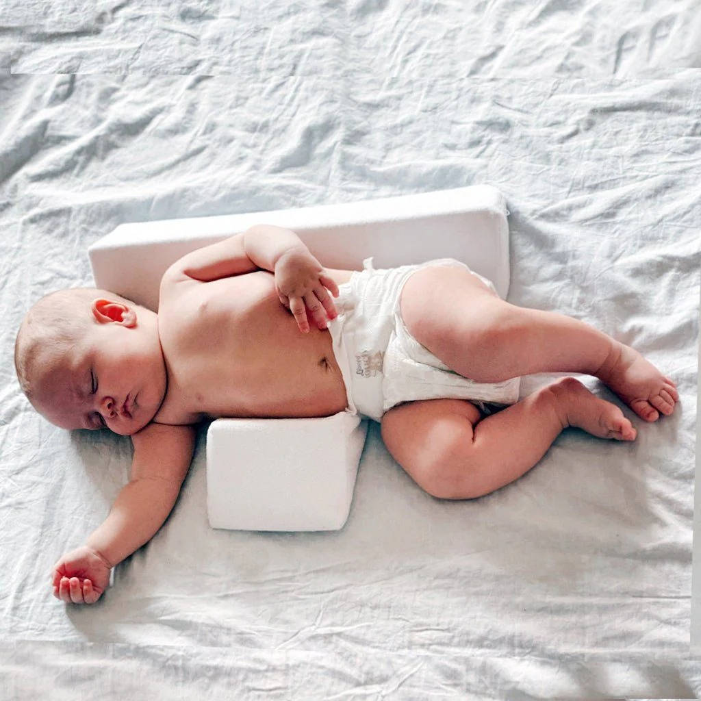 Infant Sleep Wedge with Dual Cushions and Adjustable Width, Machine Washable