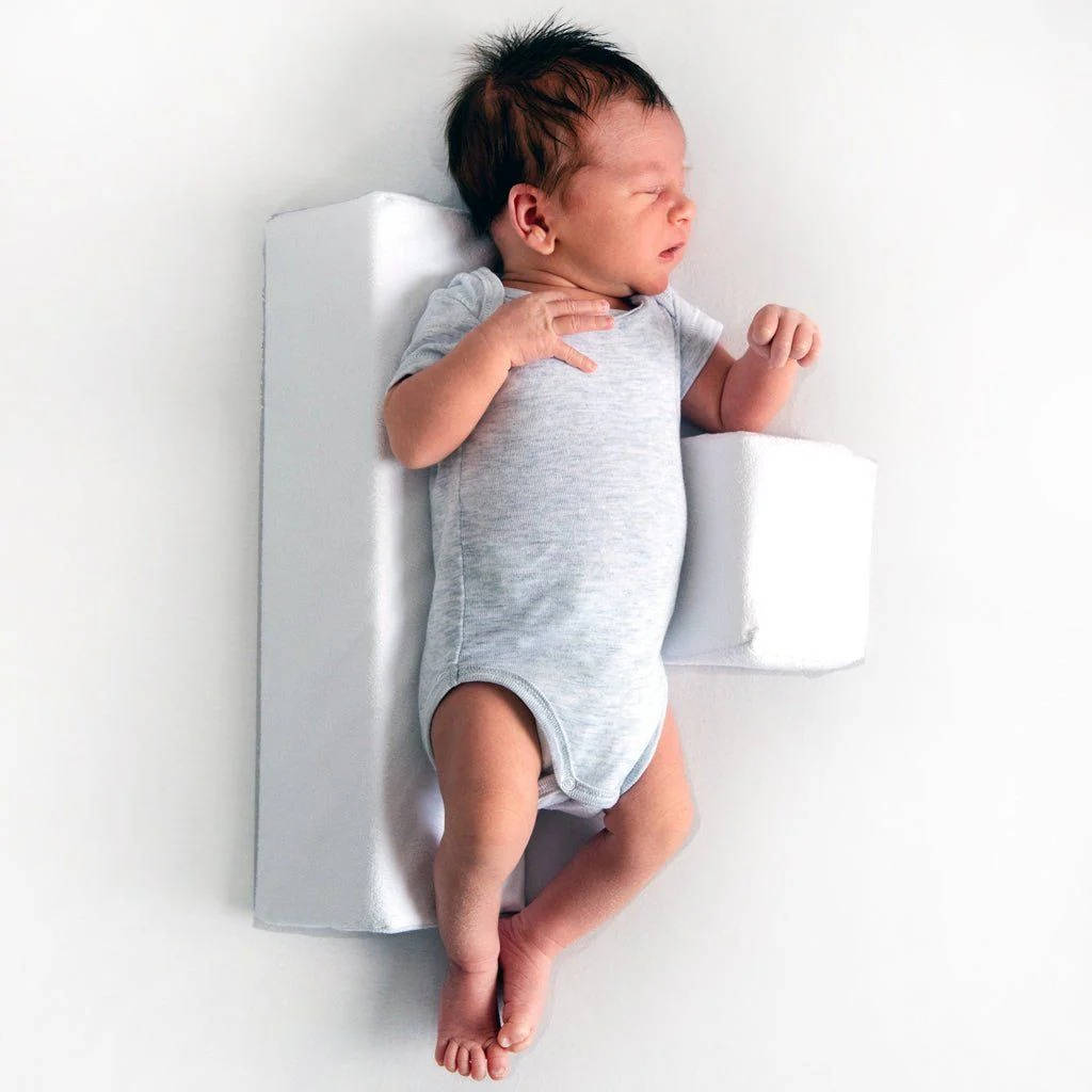 Infant Sleep Wedge with Dual Cushions and Adjustable Width, Machine Washable