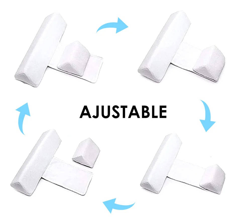 Infant Sleep Wedge with Dual Cushions and Adjustable Width, Machine Washable
