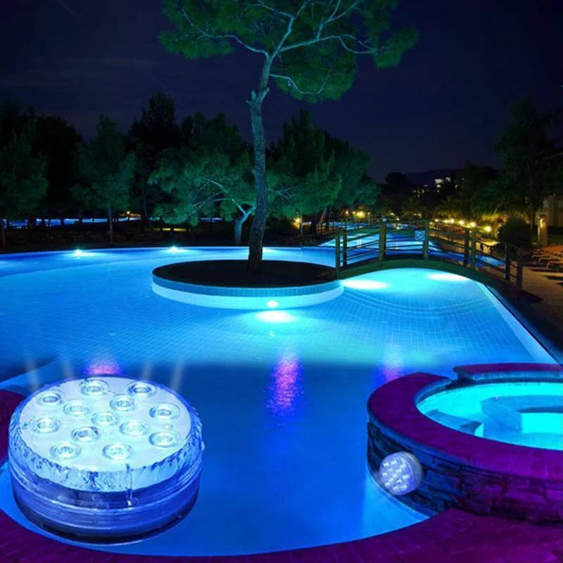 Color Changing Underwater Pool Light with Radio Frequency Remote and 16 Modes