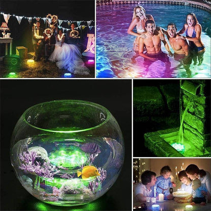 Color Changing Underwater Pool Light with Radio Frequency Remote and 16 Modes