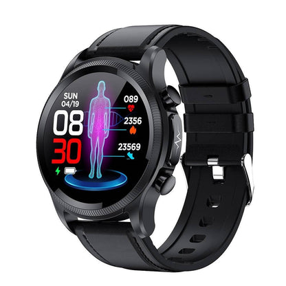 Health Tracking Smartwatch with Optical Sensors and AMOLED Touchscreen