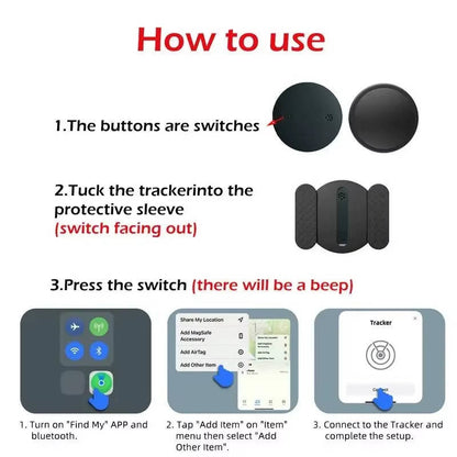 Compact Car GPS Tracker with Magnetic Mount and Extended Battery, Global Real Time Tracking