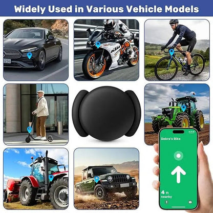Compact Car GPS Tracker with Magnetic Mount and Extended Battery, Global Real Time Tracking