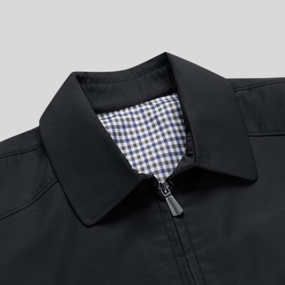 Jacket Lightweight Cotton Blend Breathable Everyday Casual Zip Front