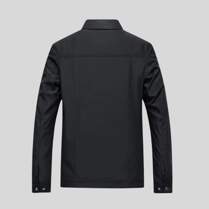 Jacket Lightweight Cotton Blend Breathable Everyday Casual Zip Front