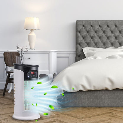 Water Cooling Portable Air Conditioner with Swing Mode and 8-Hour Timer 4 Wheels