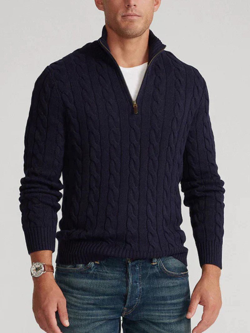 Wool Knit Sweater Men&