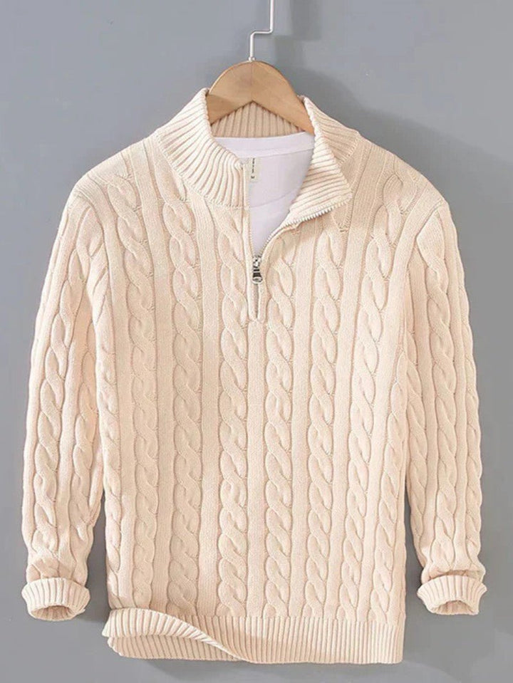 Wool Knit Sweater Men&