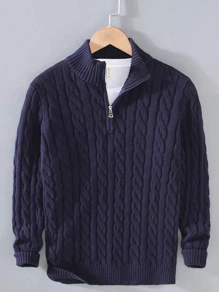 Wool Knit Sweater Men&