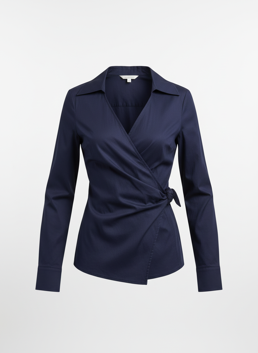Modern Wrap Shirt for Women