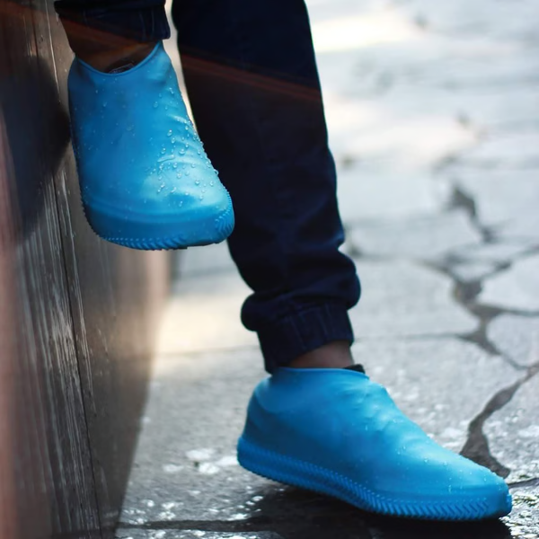 Silicone Shoe Covers with Non-Slip Grip Sole, Foldable