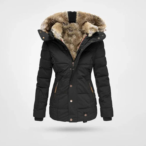 Winter Coat With Insulated Lining, Waterproof Shell And Attached Hood