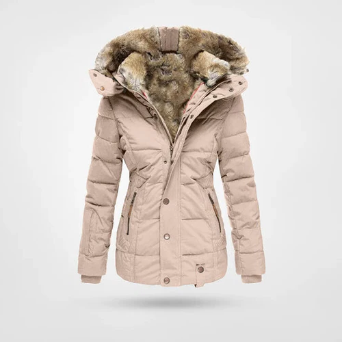 Winter Coat With Insulated Lining, Waterproof Shell And Attached Hood