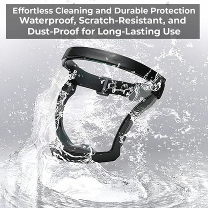 Shielding Face Visor with Anti-Fog Coating and Detachable Filter