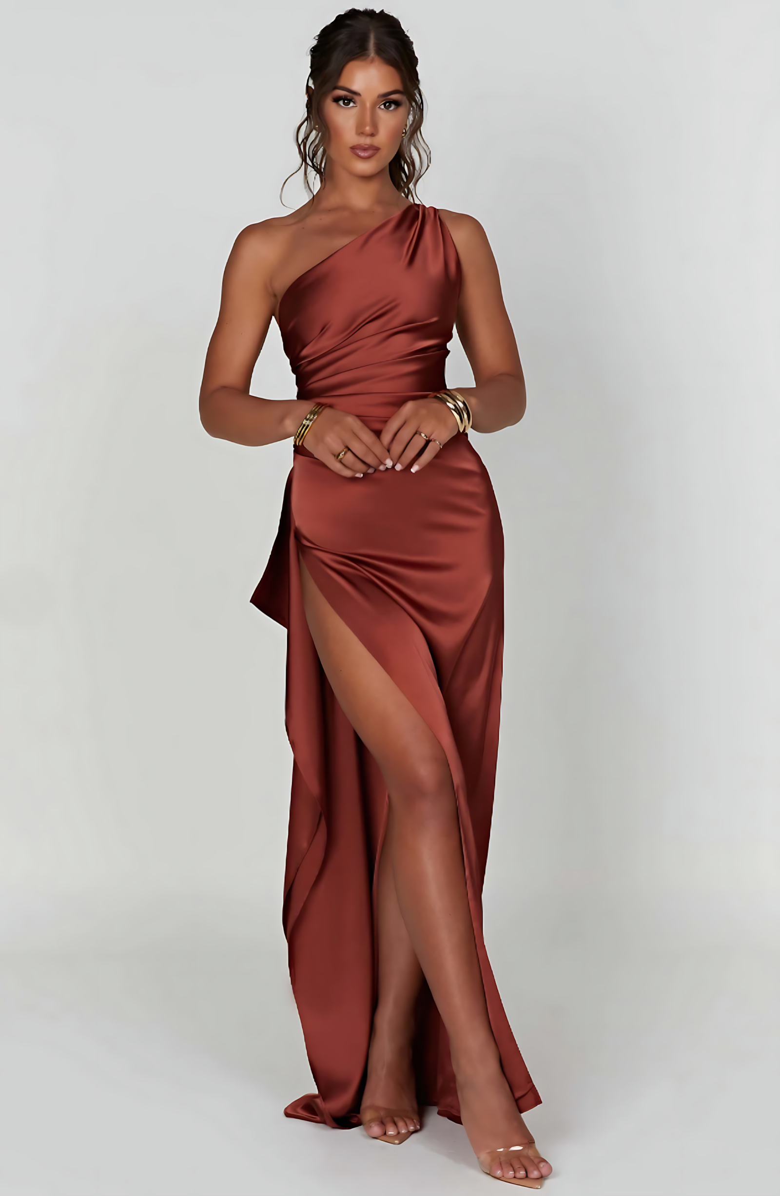 ELIZA MAXI DRESS - COPPER