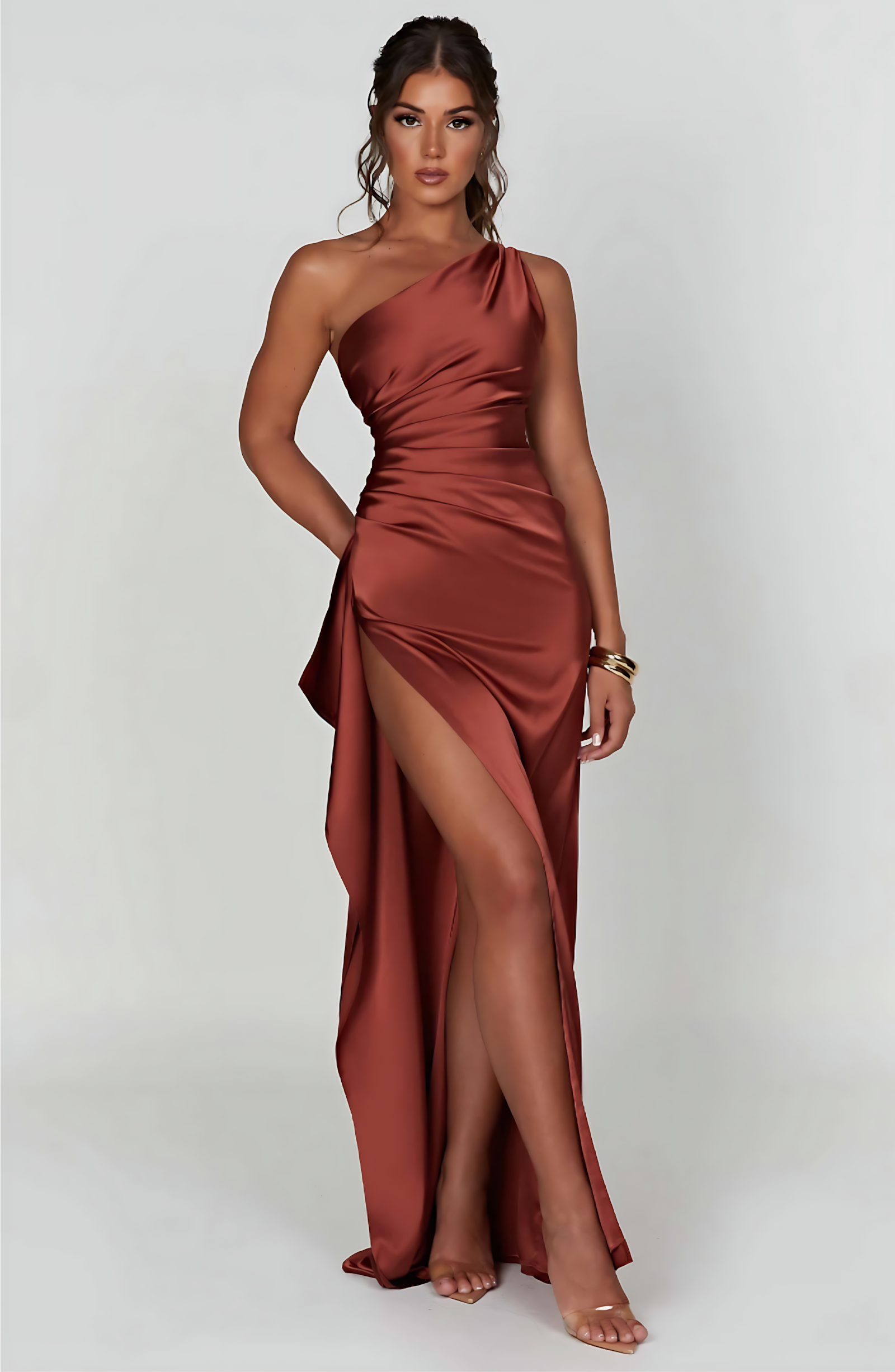 ELIZA MAXI DRESS - COPPER