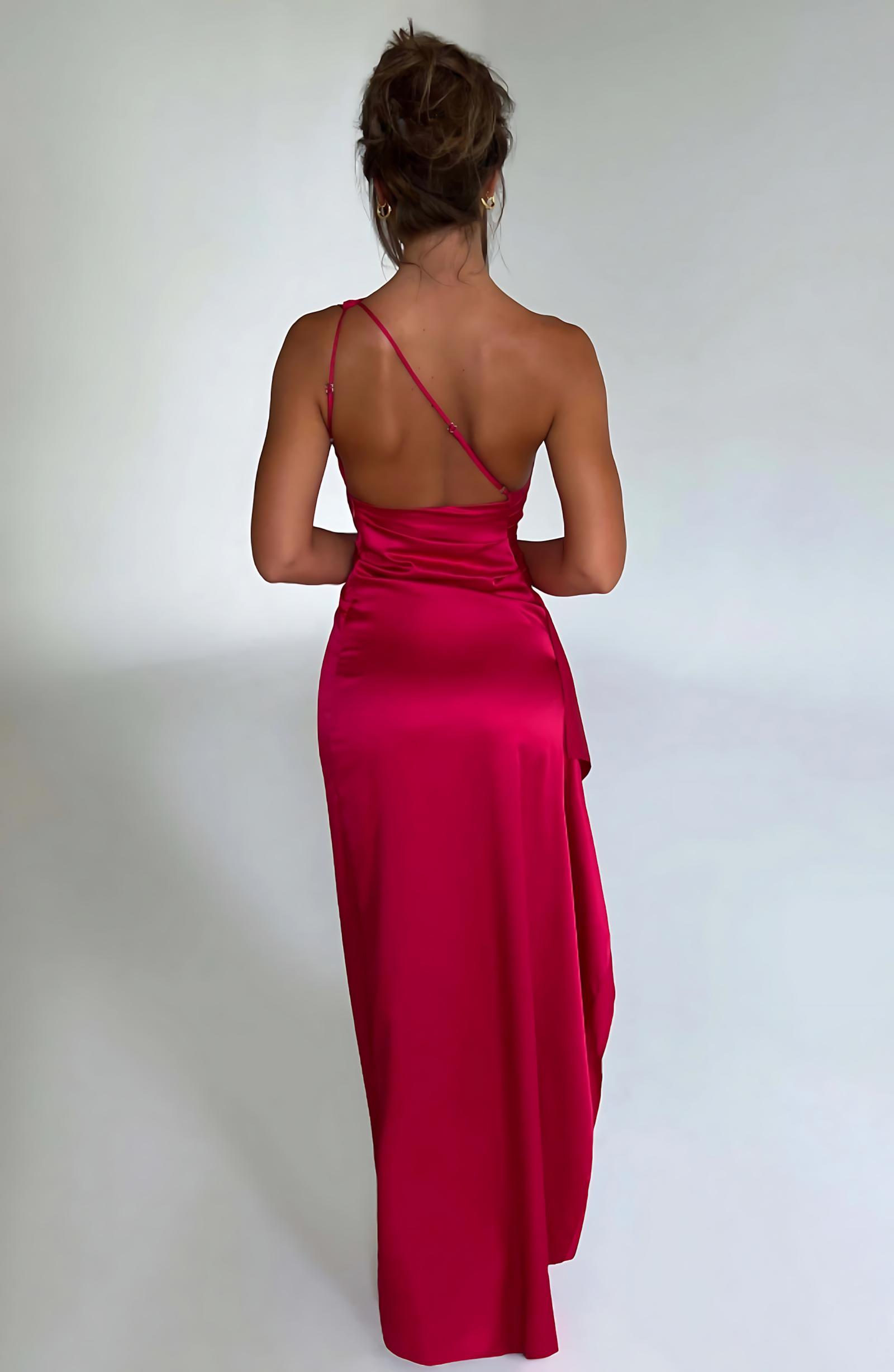 ELIZA MAXI DRESS - RUBY RED