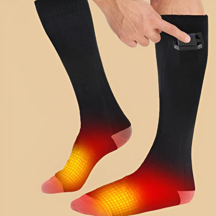 Rechargeable Heated Socks with 8-Hour Battery and Three Temperature Levels