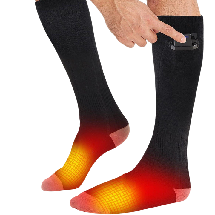 Heated Socks 5000mAh Rechargeable Battery, 8-Hour Warmth, Unisex US 5–14